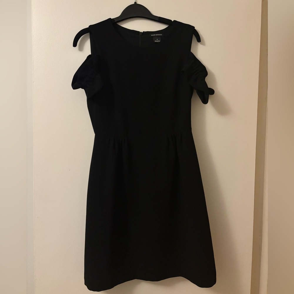 Little Black Dress with Off the Shoulder Detail